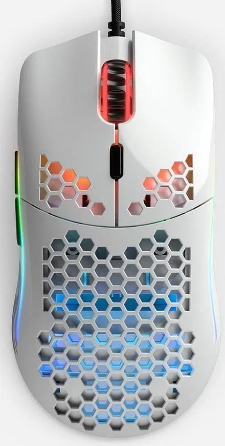 Glorious Model O Wired Gaming Mouse Glossy White - Anigma